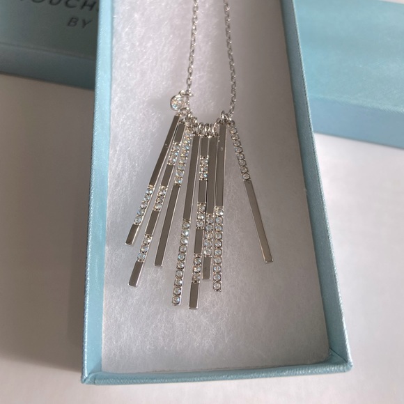 Touchstone Crystal By Swarovski Sparkling Sticks Necklace - Picture 2 of 10